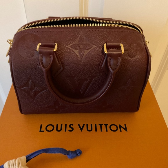 Louis Vuitton Speedy Bandouliere 20, Garnet Leather - Picture 5 of 8